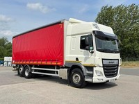 2021 21 Plate Euro 6, DAF FAR CF340 26t 6x2 Curtainsider Moffett Mounty Brackets