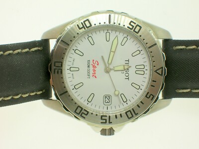 Pre-owned Tissot Sport Dive Watch 100 Meters World Wrestling Championship- Brand + Box