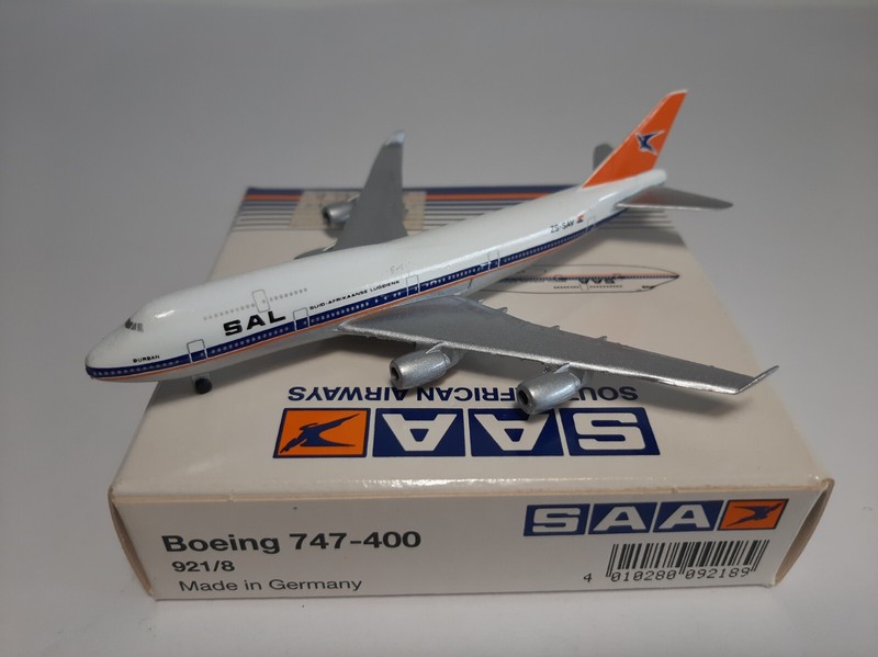 Avion Boeing 747.400 South African Airways (Saa) - ÃChelle 1/500 - Shaback