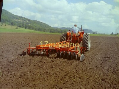 AC159 Allis Chalmers FARMING MEDIA ARCHIVES 4x5 Transparency D17 W/DISC HARROW