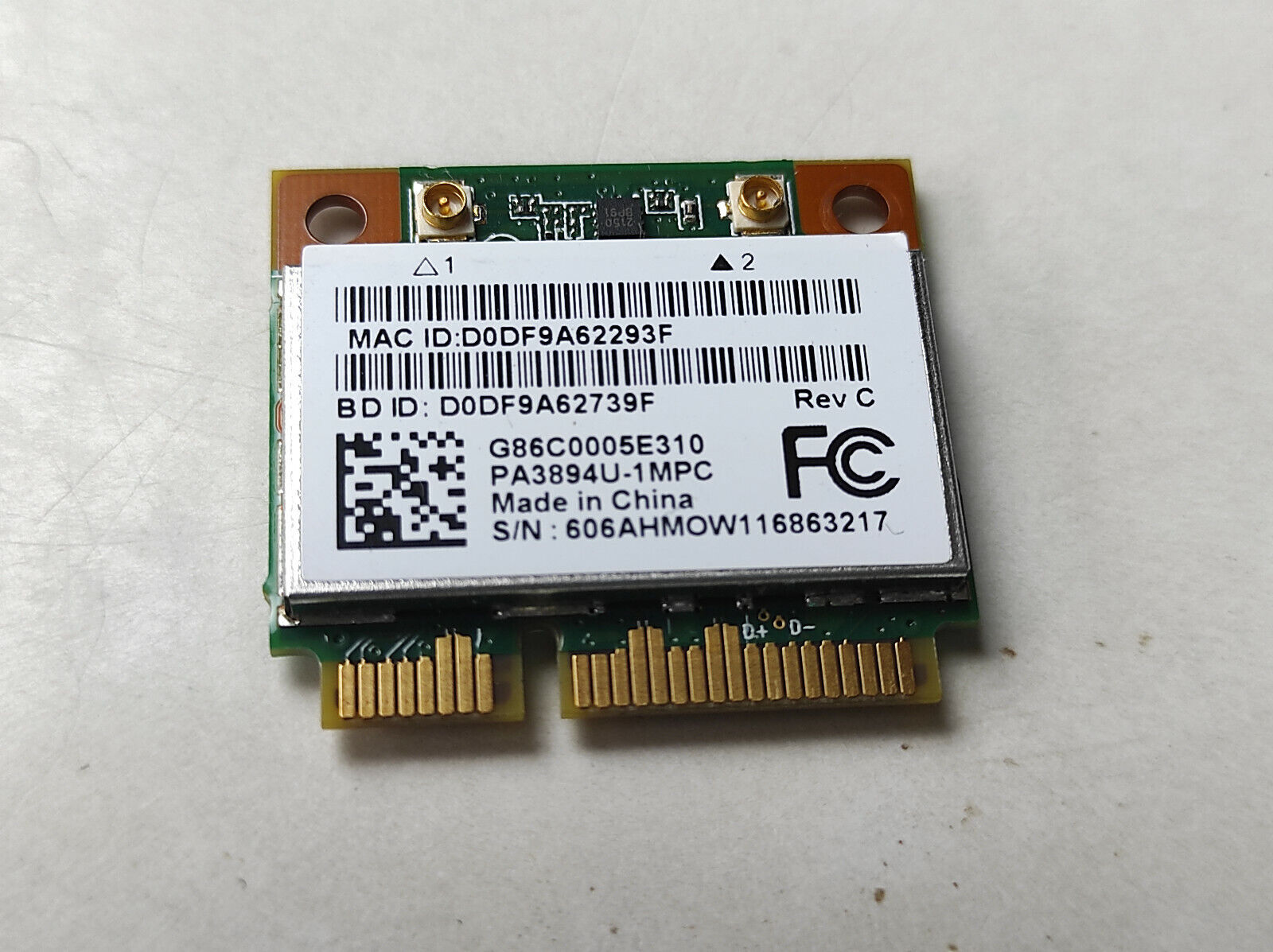 Toshiba Satellite L755D WiFi Wireless Card PA3894U-1MPC | eBay Toshiba Satellite L755D WiFi Wireless Card PA3894U-1MPC | eBay