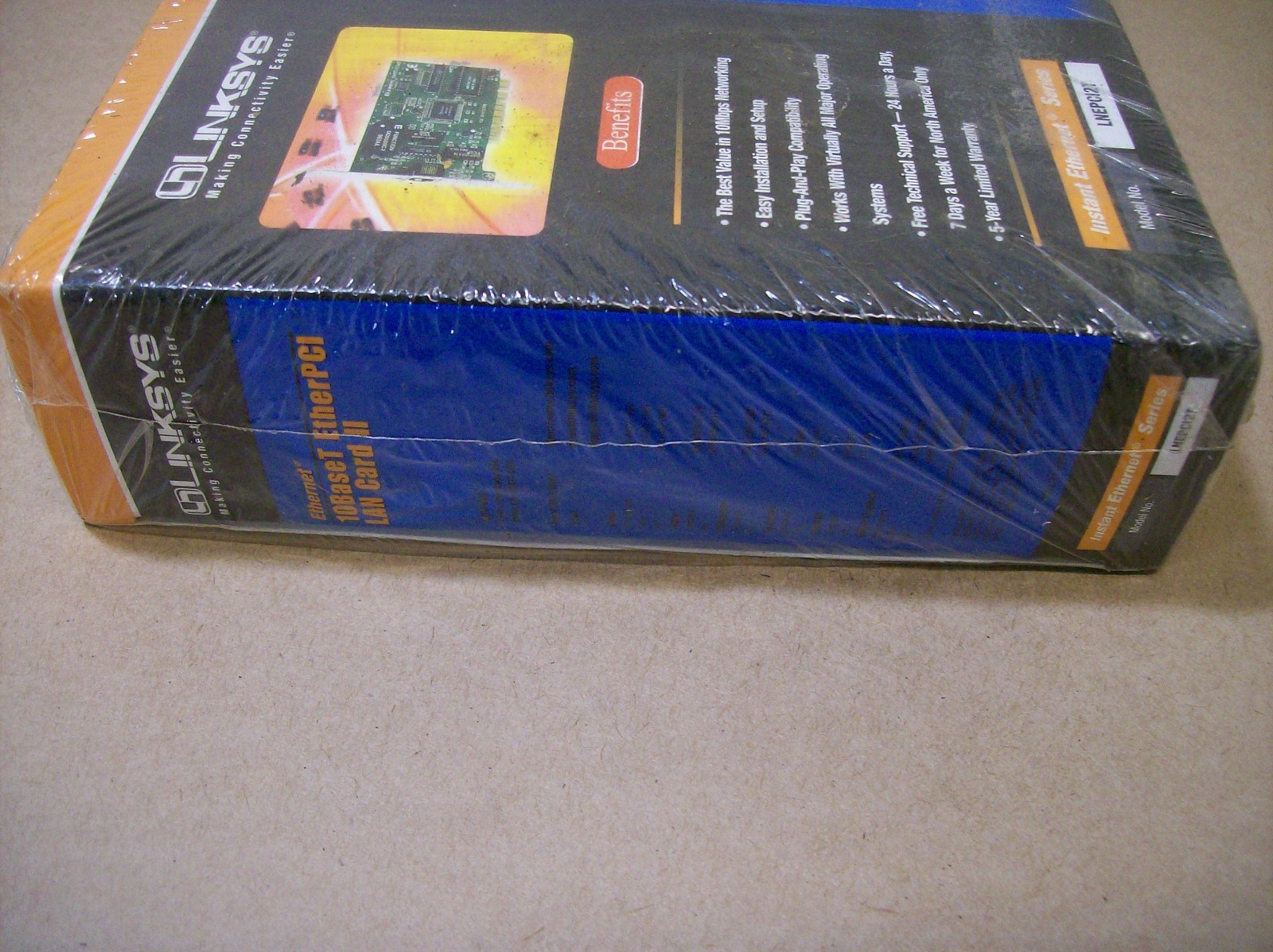 Linksys LNEPCI2T 10BaseT EtherPCI LAN Card II