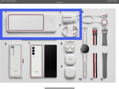 NEW SAMSUNG THOM BROWNE GALAXY FOLD3 Edition:  CHARGING DOCK ONLY