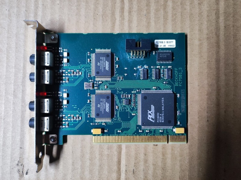 Carte Pci Beckhoff Fc7502.3-0000 Sercos Interface 2 Canaux, Hw:03