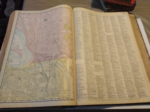 Original 1895 Rand McNally Enlarg BUSINESS ATLAS States Cities Countries Maps