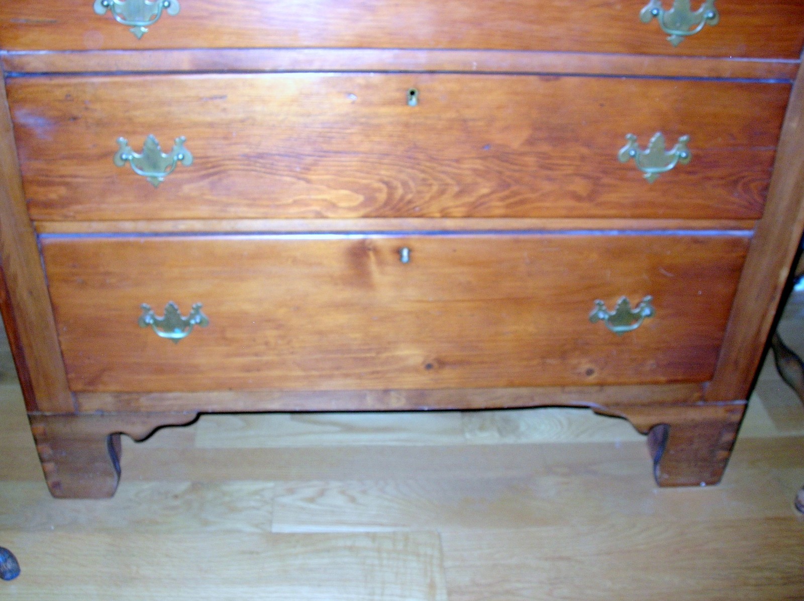 18TH CENTURY COUNTRY SLANT FRONT DESK