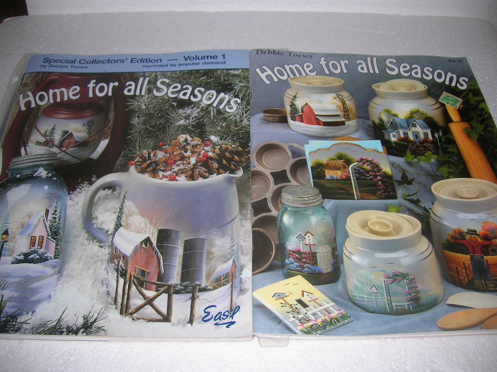 HOME FOR ALL SEASONS ~ TOLE PAINTING ~ VOLUMES 1-10 BINDER SET ~ DEBBIE TOEWS
