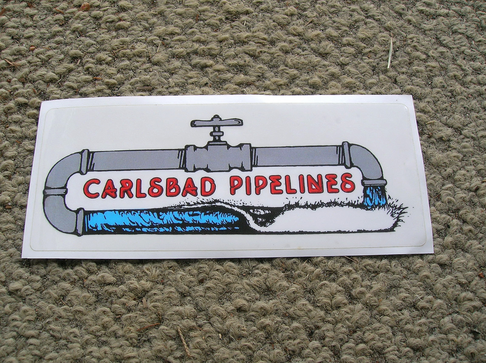 vintage carlsbad surf shop surfboard sticker surfing longboard