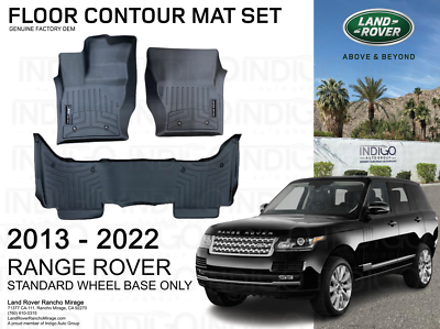 Land Rover Brand OEM Range Rover L405 2018 2022 OEM Genuine Rubber Mat Set New