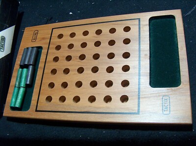 Vintage IQ products QUEST game - TACTIX wood peg game