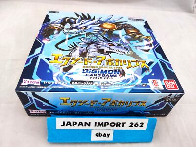 Digimon Card Game Booster Exceed Apocalypse Sealed Box BT-15 Bandai Japanese N2