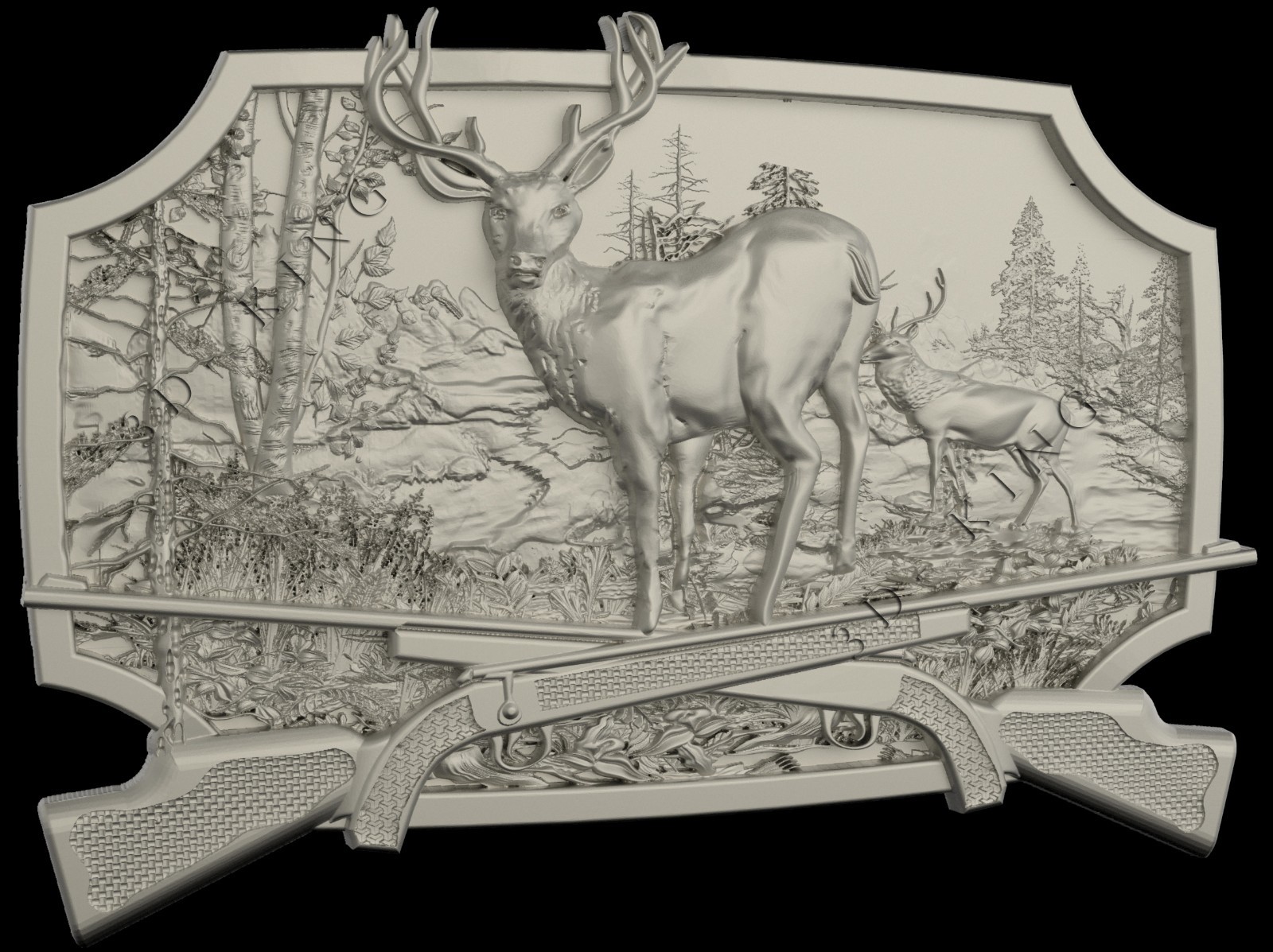 55 PCS STL 3D Models WILD ANIMALS for CNC Router Aspire Artcam 3D Printer Cut 3D