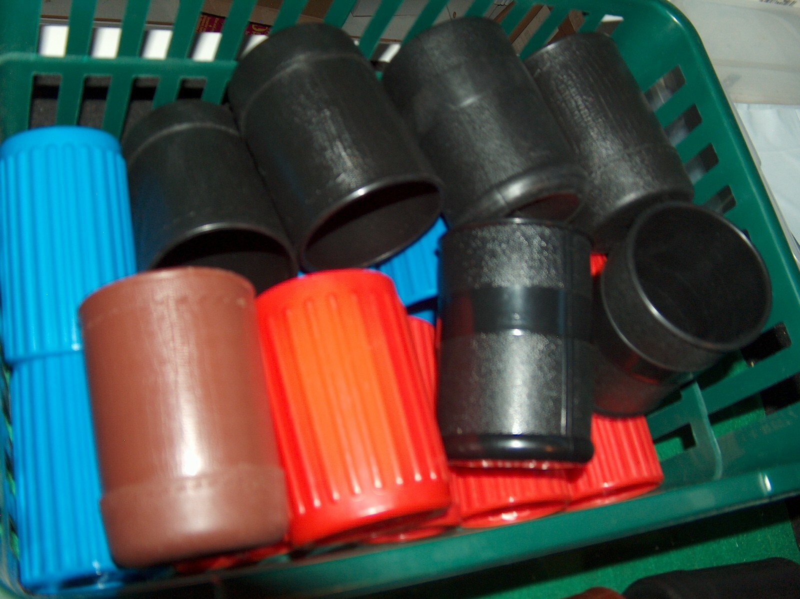 Dice Cups - Plastic yahtzee Princess Dice games red blue green  JR