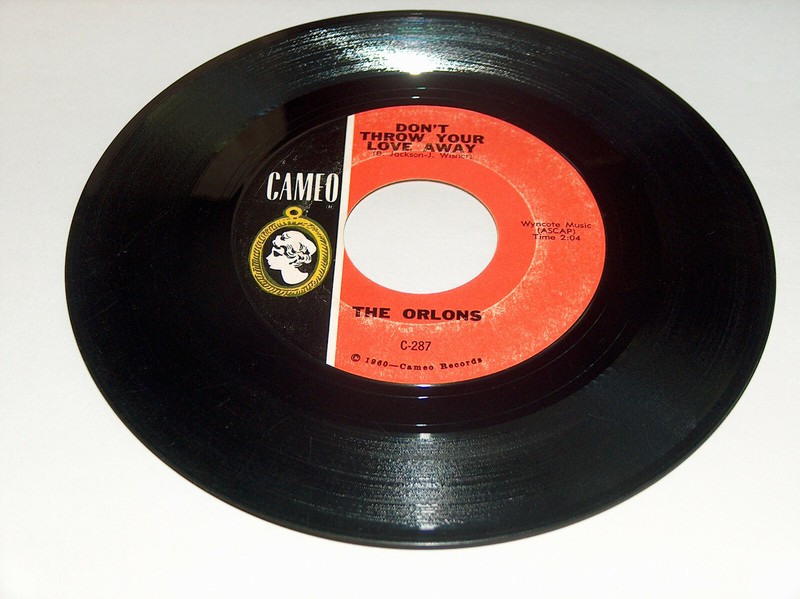 45 Rpm The Orlons Ne JetÃ© Votre Amour Away Bon-Doo-Wah Cameo Record 287 Gd +