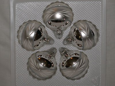 Christbaumscmuck Lauscha 6cm /"Wanda/" 5fach Lauschaer Handarbeit