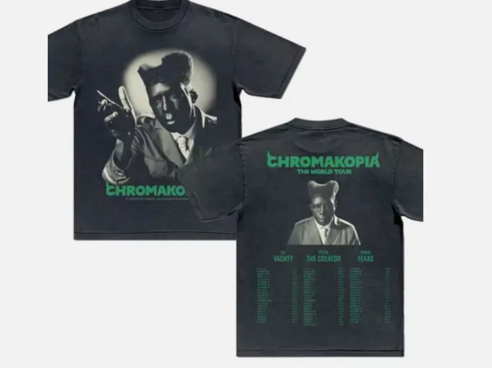 Tyler, The Creator Announces CHROMAKOPIA World Tour shirt | eBay Tyler, The Creator Announces CHROMAKOPIA World Tour shirt | eBay