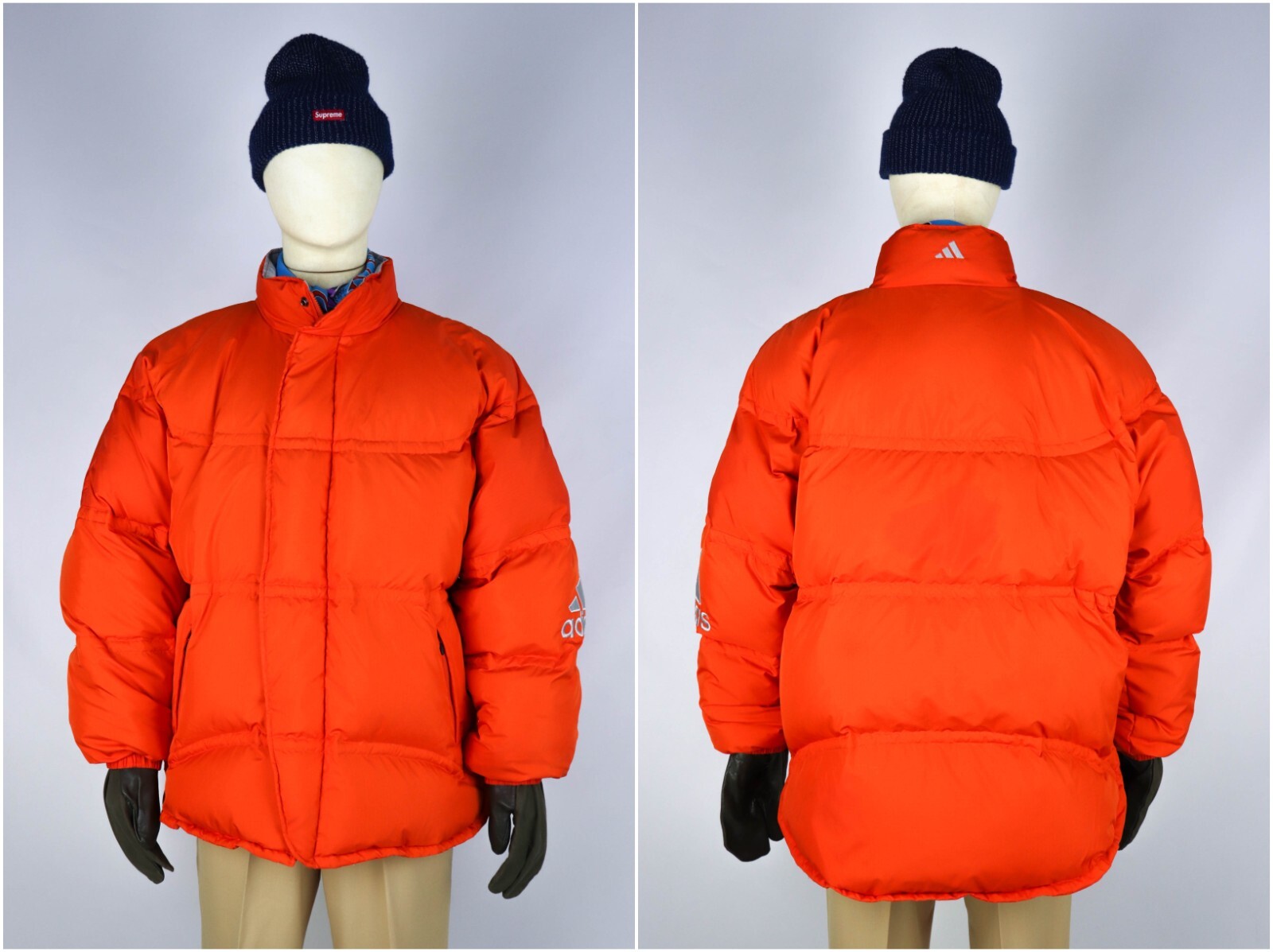90s Vintage Adidas Big Logo Oversized Baggy Fit Orange 90s Vintage Adidas Big Logo Oversized Baggy Fit Orange