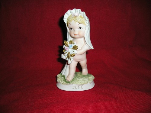 Vintage  Lefton Japan June Bride Figurine Rare KW331 RARE