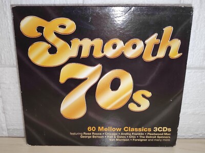 SMOOTH 70s – 60 MELLOW CLASSICS – FRANKLIN – CHICAGO – FOREIGNER - 3 CD