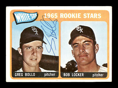 Greg Bollo Autographed Signed Auto 1965 Topps Rookie Card #541 White Sox 170562. rookie card picture