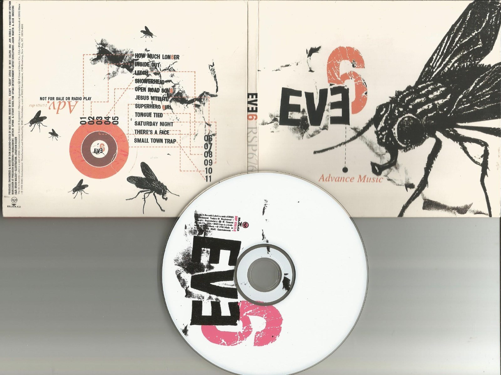 EVE 6 Self titled 1998 SPECIAL Different Packaging Digi Pack