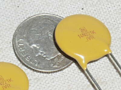 5 NEW JVR 14N221K 140 AC RMS VAC MOV 180 DC TVS ZINC OXIDE SURGE VARISTOR USA