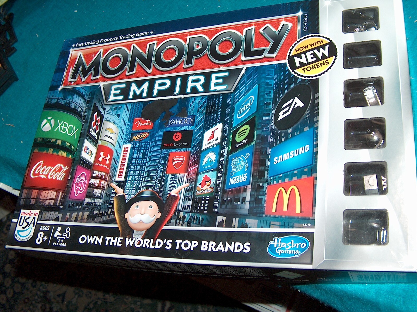 Monopoly Empire Board Game 2014 Silver Tokens - 698887650823