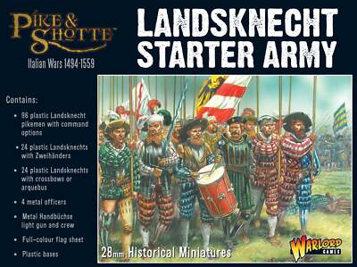 Warlord Games: Pike and Shotte - Landsknecht Starter Army WLG 209916002