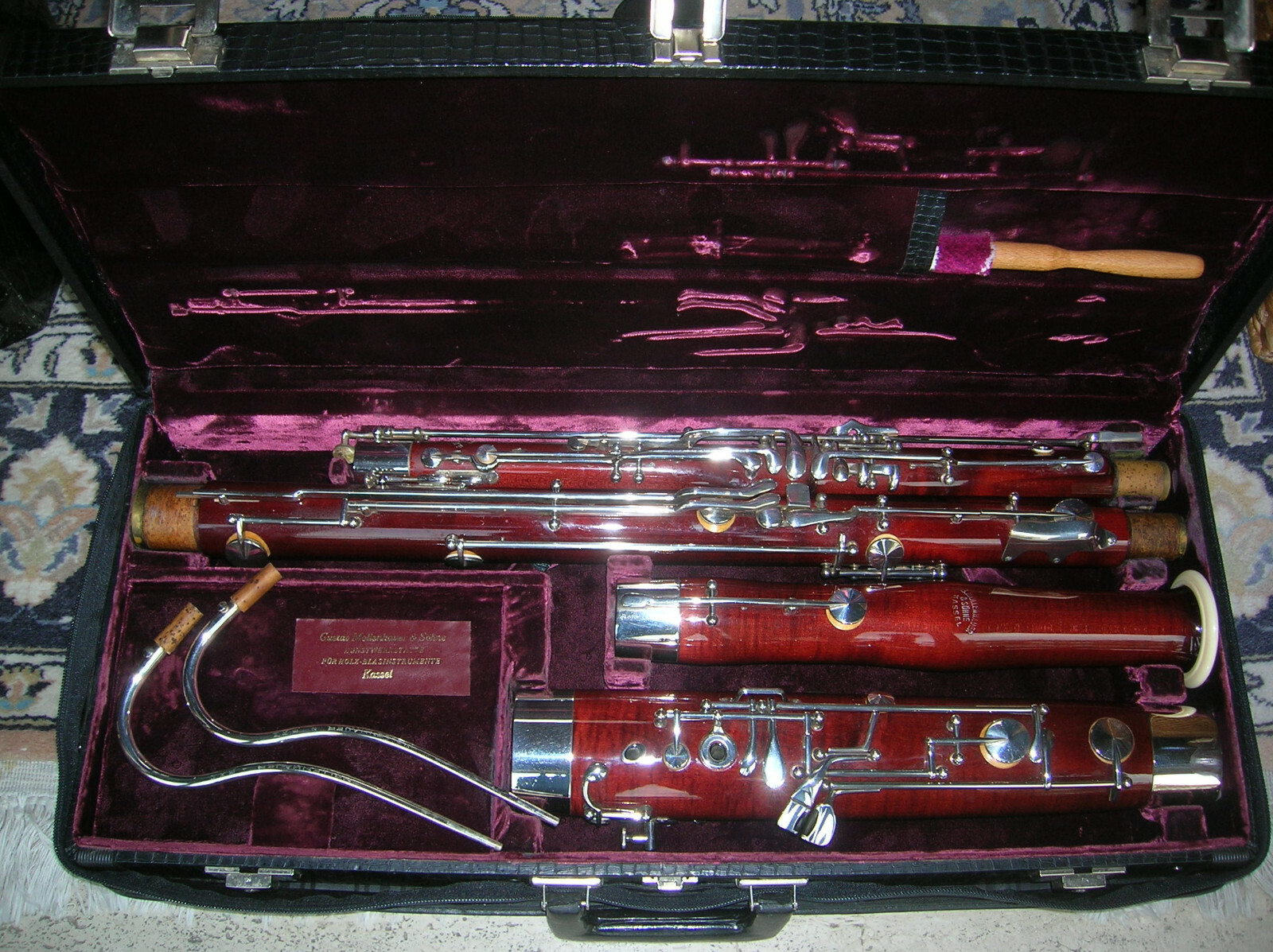 Fagott Mollenhauer, Orchester Serie Mod. 65, gepflegter Zustand Serien-Nr. 30680