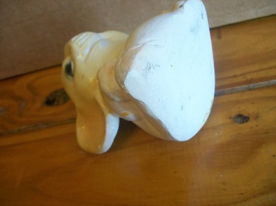 Chalkware Elephant, 4 1/2 Inches Tall