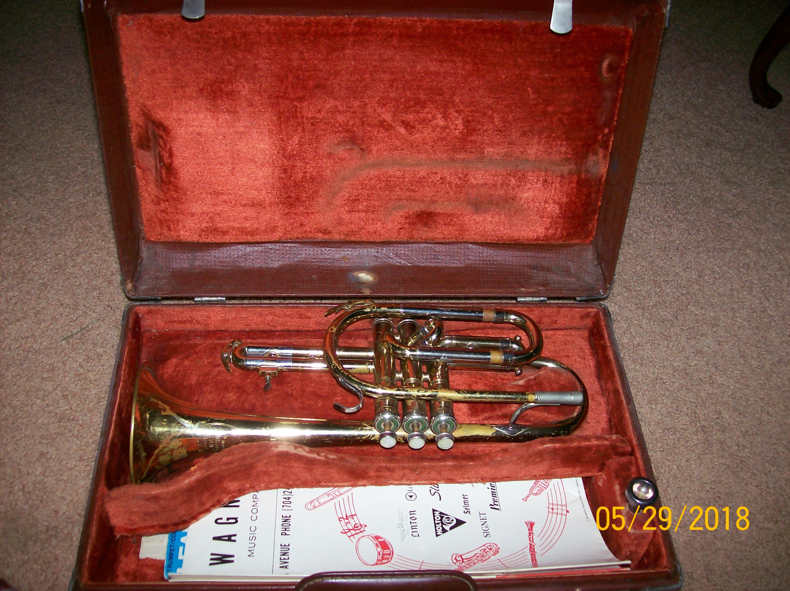 Vintage Cornet, The H.N. White Company, Cleveland OH Made by King Craftsmen