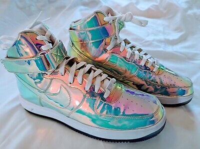 Nike Air Force 1 Mid iD Iridescent, 779428 993, Mens 10, New without Box,  Rare