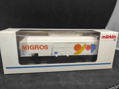 märklin H0 4738 Migros Kuhlwagen  wagon frigorifique  FS Cargo Interfrigo