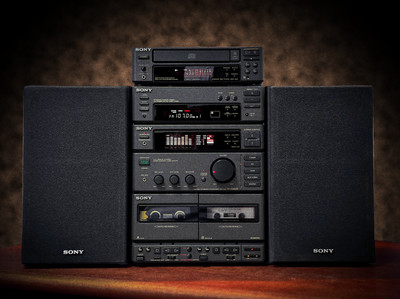 SONY FH-E828  MINT & RaRe  Boxed Vintage Stereo Cassette & CD System