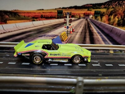 CUSTOM TYCO HO SLOT CAR BODY- AVANTI ANTENNAS CORVETTE CLEARANCE