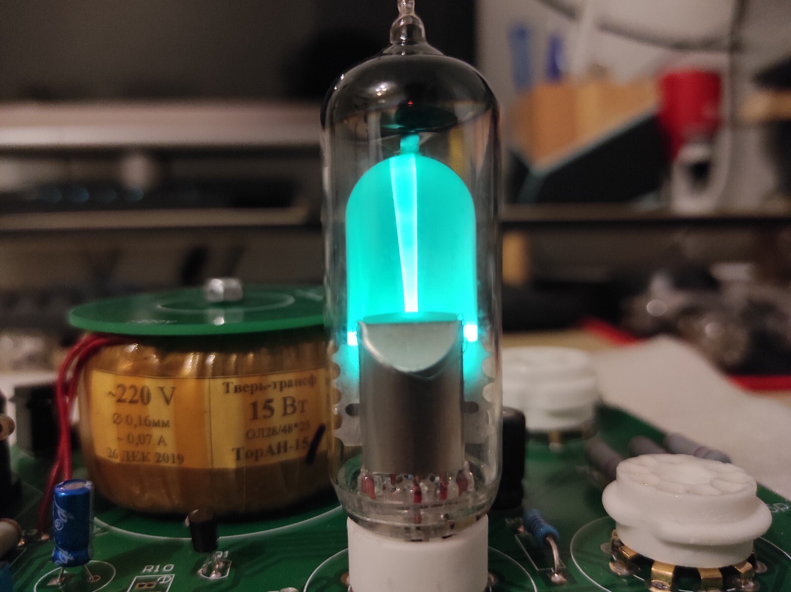 6E1P (6BR5 / EM80) Vintage Vacuum MAGIC EYE TUBE NOS TESTED (USA Seller)