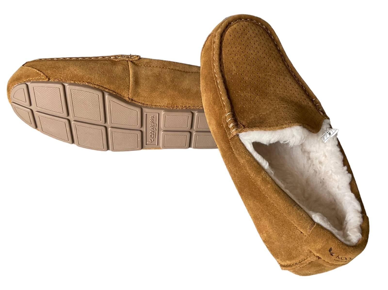 Koolaburra Ugg 1119273 Men s Tipton Emboss Top Fur Lined Leather Slipper SZ 9