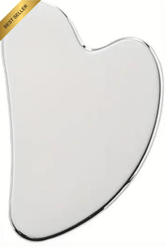 Stainless Steel Guasha Tool for Face – Reduces Puffiness, Drainage & Facial Tens