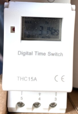 New THC15A AC Digital LCD Programmable Timer Time Relay Switch 24VSet