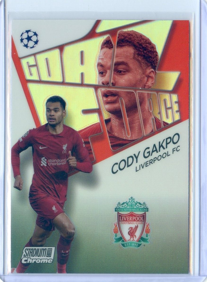 22-23 Topps Stadium CODY GAKPO 直筆サインカード 2022-23 Topps Merlin UEFA Autograph Auto Card : Cody Gakpo