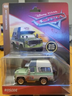 DISNEY PIXAR CARS ROSCOE THUNDER HOLLOW DELUXE 2018 GMC MOC