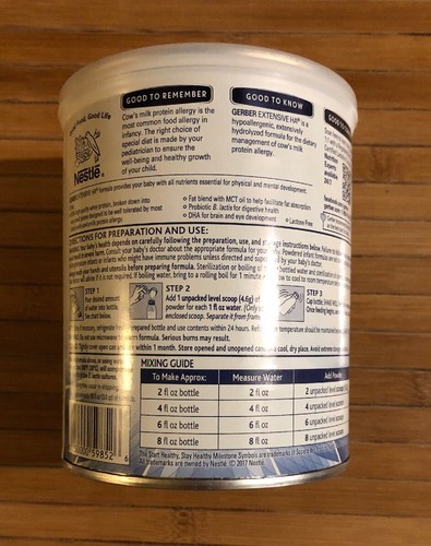 Gerber Extensive HA Hypoallergenic Powder Infant Formula w/Iron, 14.1 Ounce New