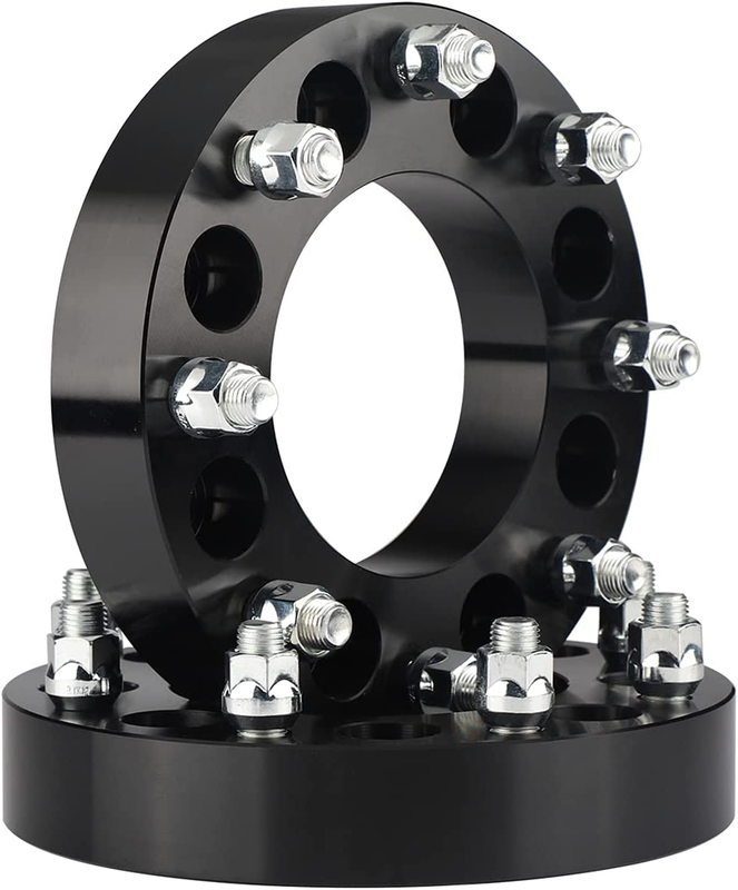 8X6.5 to 8X180 Wheel Adapters, 2Pcs 1.5 Inch 8X165.1 to 8X18