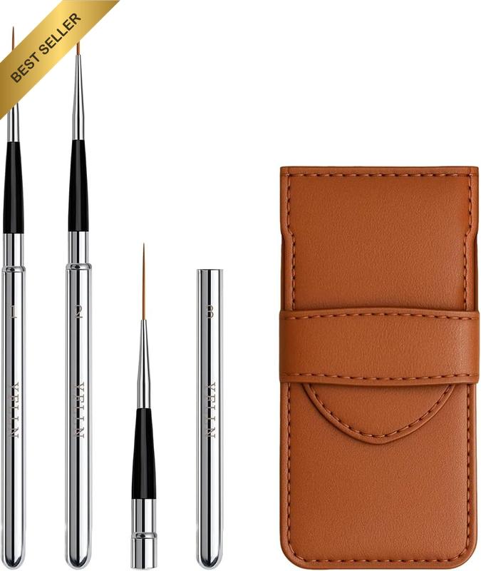 Travel Watercolor Brushes, Travel Kit with Leather Pouch Perfect for Watercolor 