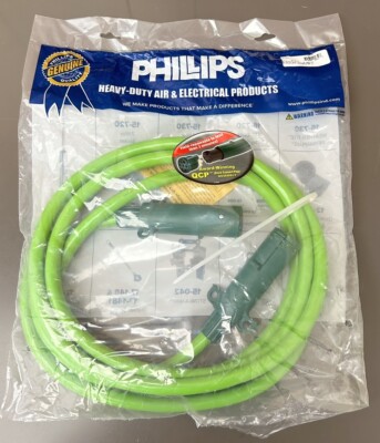 PHILLIPS Industries ABS LECTRAFLEX 30-2074 15' QCP Straight Cable Quick Conn New