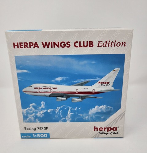 【未開封】大韓航空 B747SP-B5 Wings500 Herpa 1/500 1:500 Korean Air Lines Boeing 747SP-B5 - Gold Club