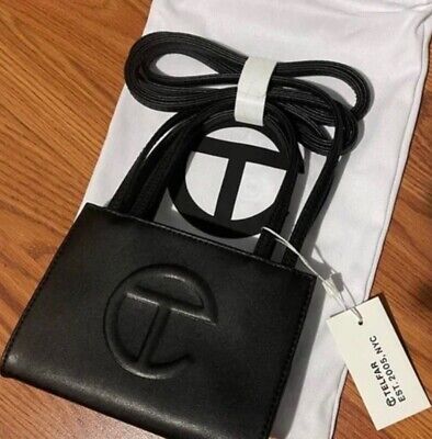 telfar black shopping bag medium size brand new with tags 385246249025