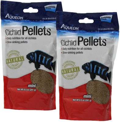 AQE FOOD CICHLID PELLET MINI 24/8.5OZ