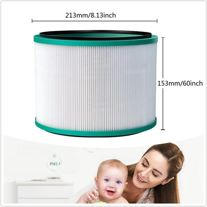 Replacement Filter, Desk Purifier Replacement Filter for Dyson Pure Hot + Cool L
