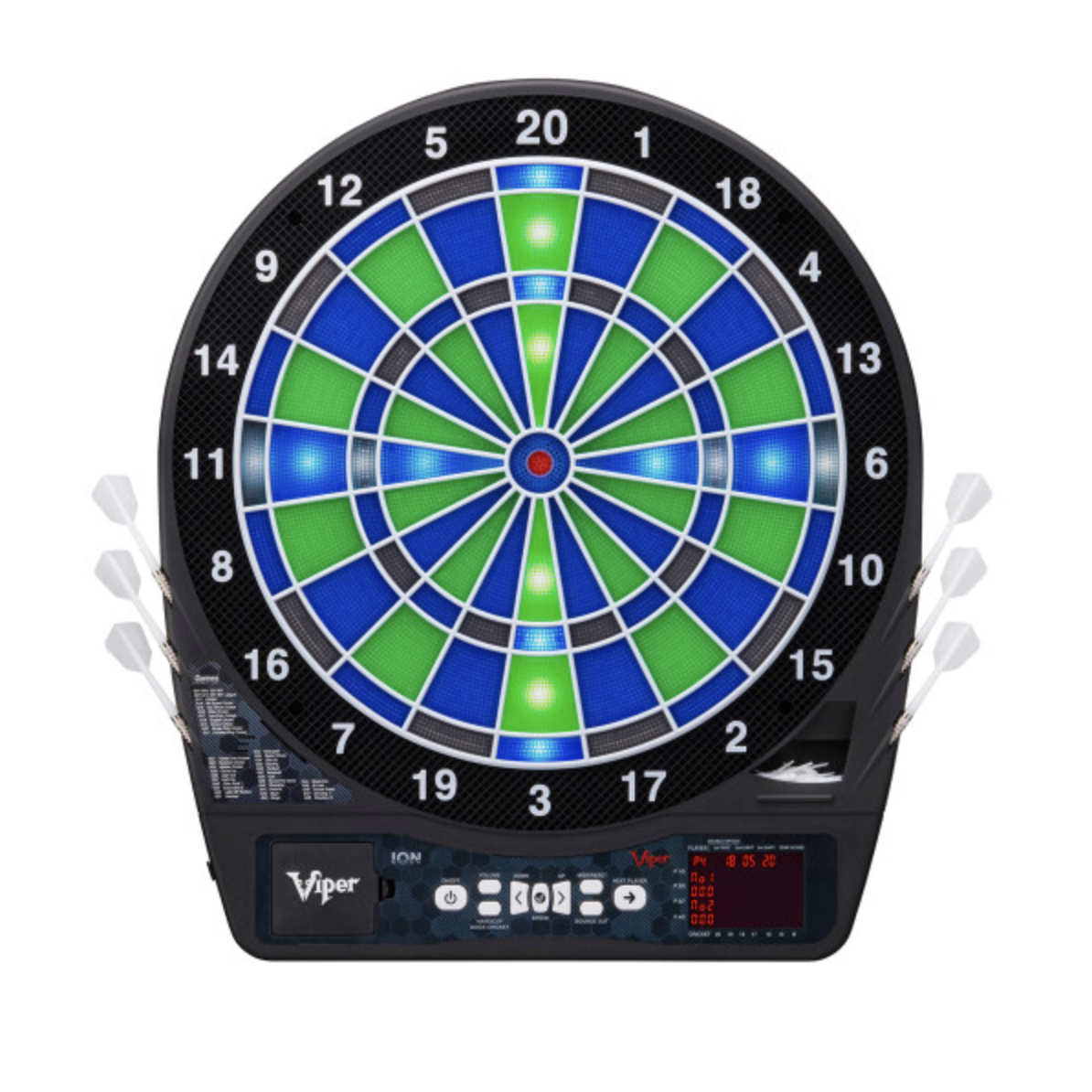 Viper Ion Illuminated Electronic Dartboard